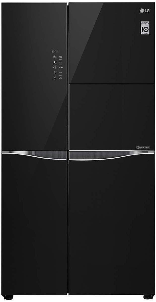 lg 675 l inverter frost free side by side refrigerator